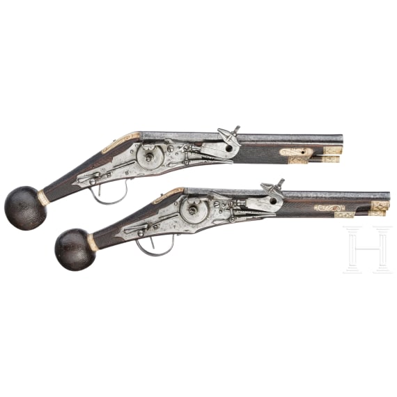 A pair of wheellock puffers for enlisted men of the Saxon Electorate Palace Life Guard (2nd model), circa 1580/90