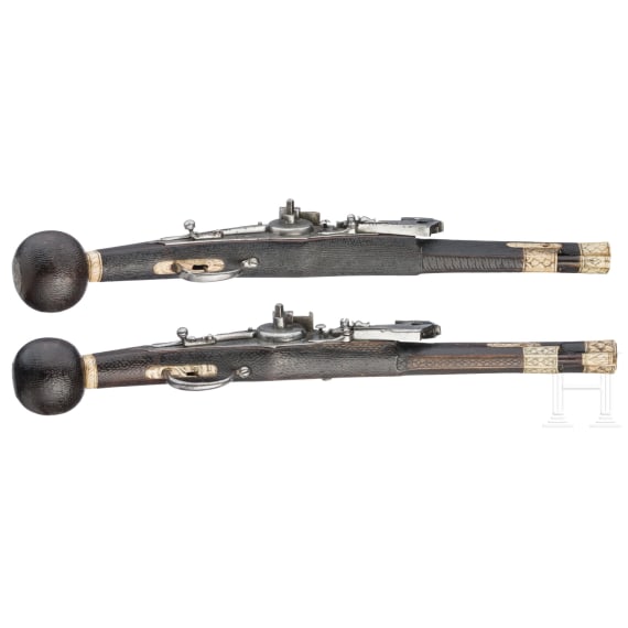 A pair of wheellock puffers for enlisted men of the Saxon Electorate Palace Life Guard (2nd model), circa 1580/90