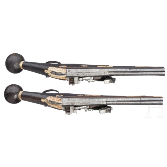 A pair of wheellock puffers for enlisted men of the Saxon Electorate Palace Life Guard (2nd model), circa 1580/90