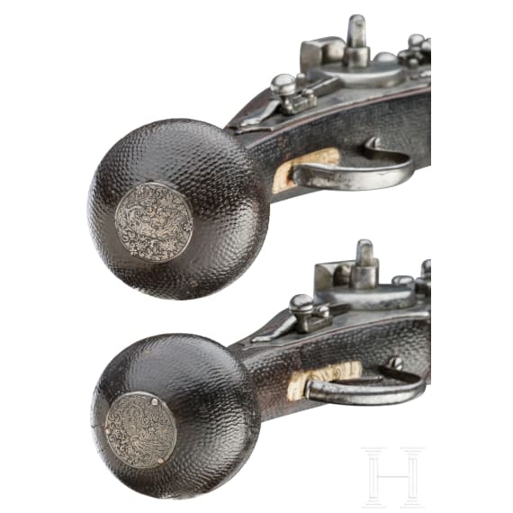A pair of wheellock puffers for enlisted men of the Saxon Electorate Palace Life Guard (2nd model), circa 1580/90