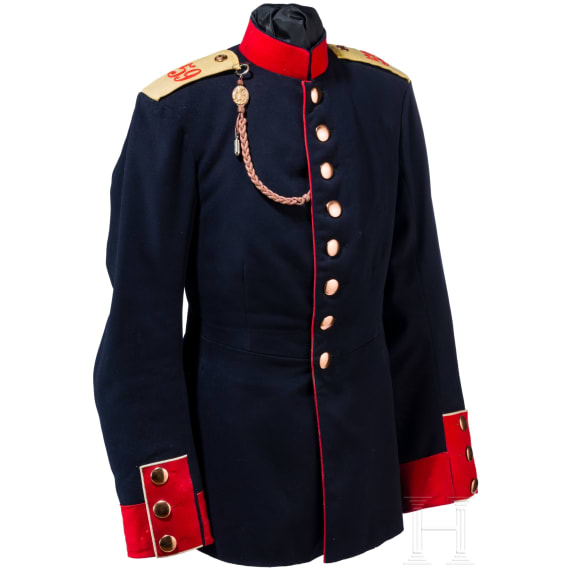 A tunic for enlisted men in Infantry Regiment No. 59, circa 1900