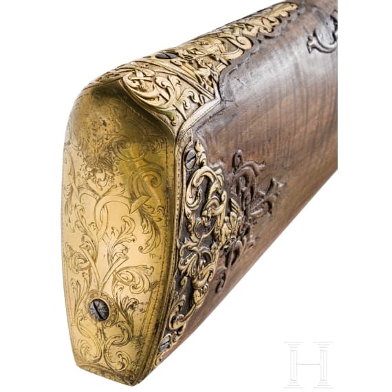 A fine princely flintlock shotgun from the armoury of Max Emanuel, Elector of Bavaria, circa 1715 and later