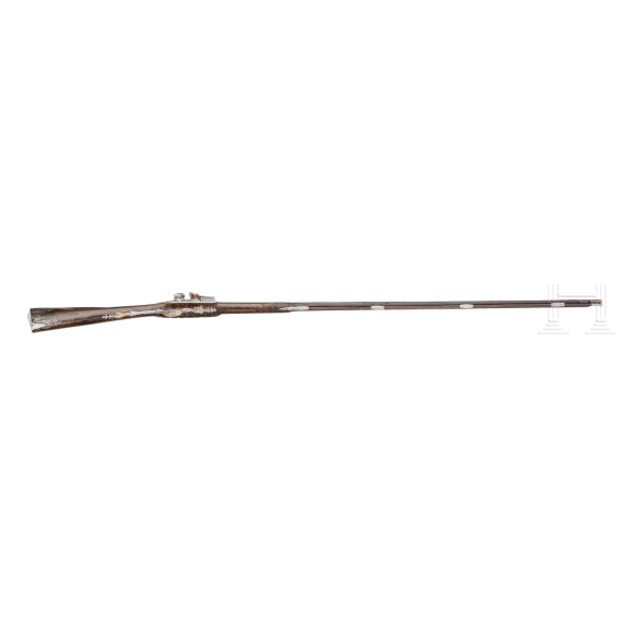 A distinguished French flintlock shotgun by Jean Baptiste Laroche, Arquebusier du Roi Louis XV, Paris, ca. 1750