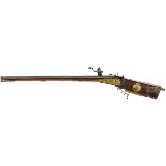 A German wheellock rifle, Bartolom&auml;us Daisenberger of Munich, circa 1760