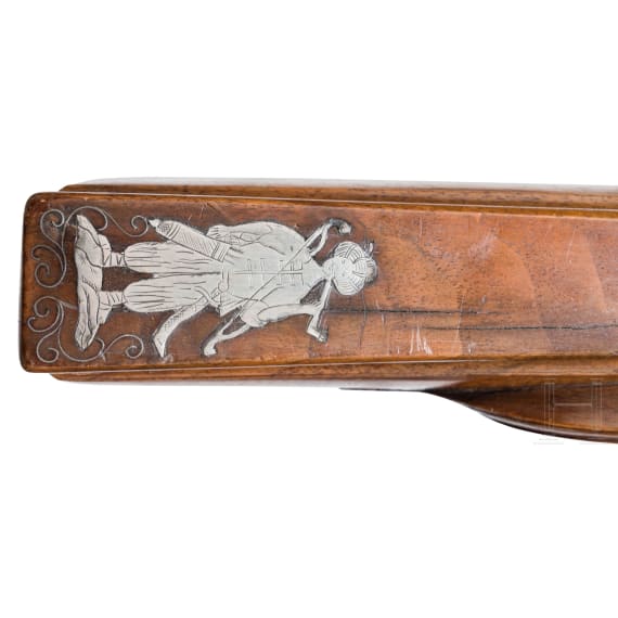 A fine silver-mounted Miquelet rifle with an Ottoman barrel, ca. 1760