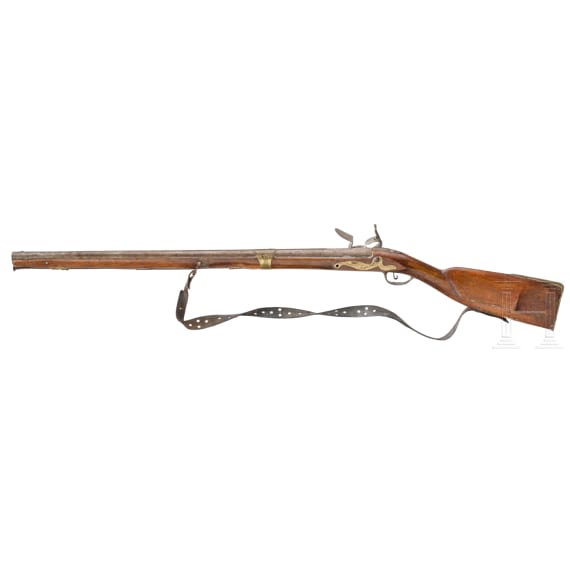 A Flintlock rifle, second half of the 18th century