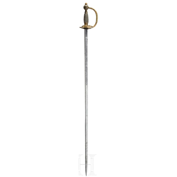 A sword for officers of Queen Augusta's 4th Grenadier Regiment, circa 1886