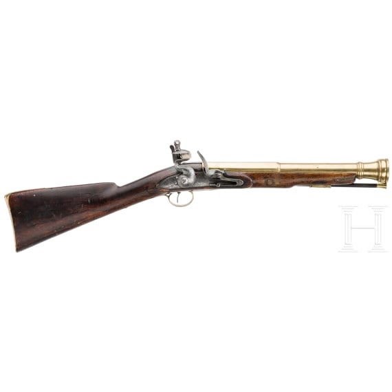 A British naval flintlock blunderbuss, circa 1800