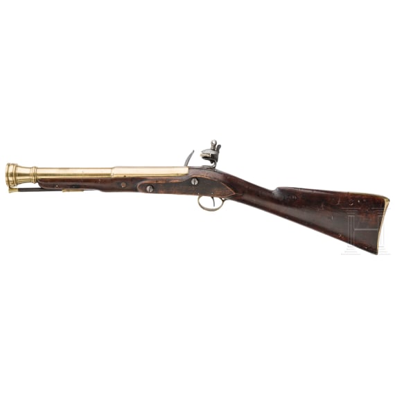 A British naval flintlock blunderbuss, circa 1800