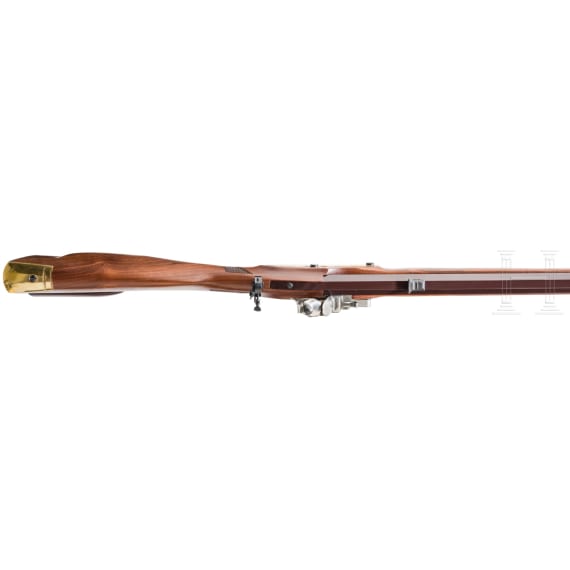 A Flintlock J&auml;ger Rifle, Pedersoli, Mod. S.246, Cal. .54 Black Powder (Italian replica)