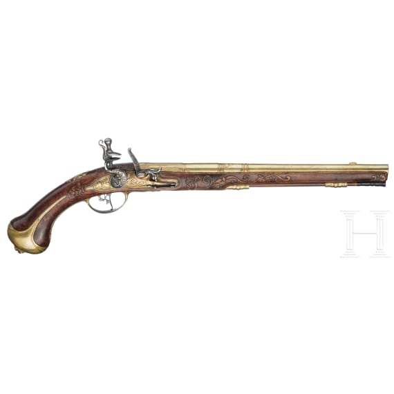 A distinguished pair of fine flintlock pistols by Heinrich Kappel of Copenhagen, circa 1700/10