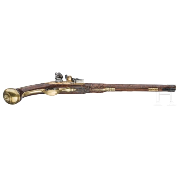 A distinguished pair of fine flintlock pistols by Heinrich Kappel of Copenhagen, circa 1700/10