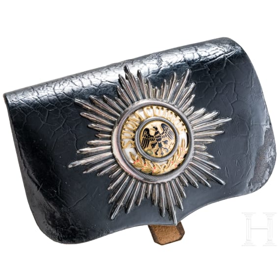 A cartouche box for officers of the guard cavalry regiments, circa 1900