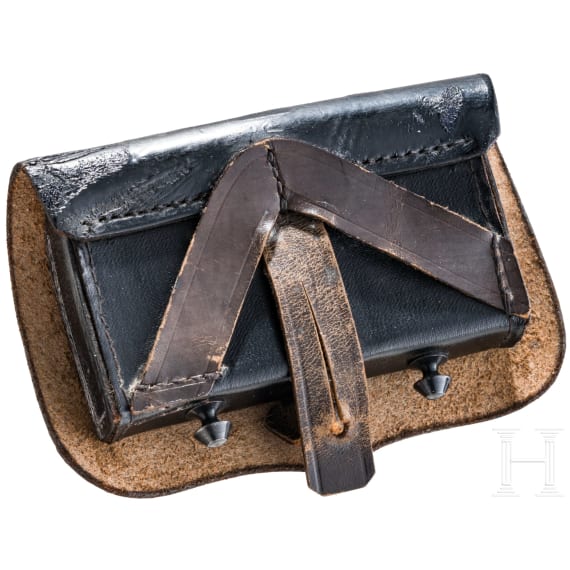 A cartouche box for officers of the guard cavalry regiments, circa 1900