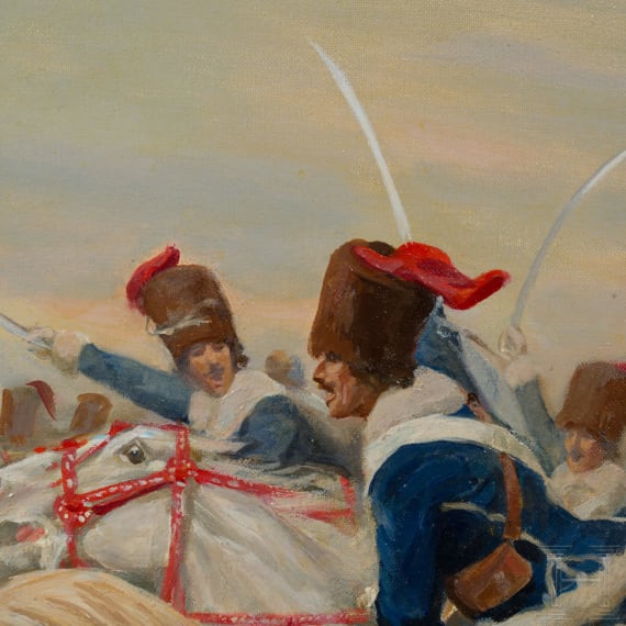 Painting of the &ldquo;forefather of all hussars,&rdquo; General Hans Joachim von Zieten