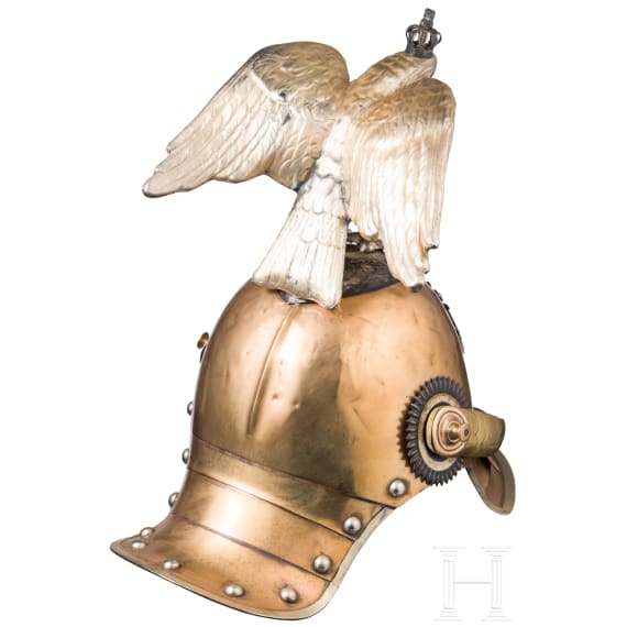 A helmet M 1867 for enlisted men of the Garde du Corps Regiment or the Guards Cuirassiers