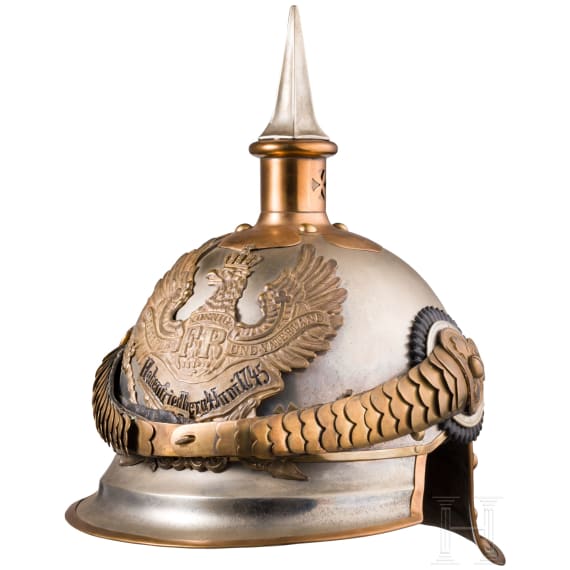 A helmet M 1867 for officers of the Cuirassier Regiment "K&ouml;nigin" (Pomeranian) No. 2