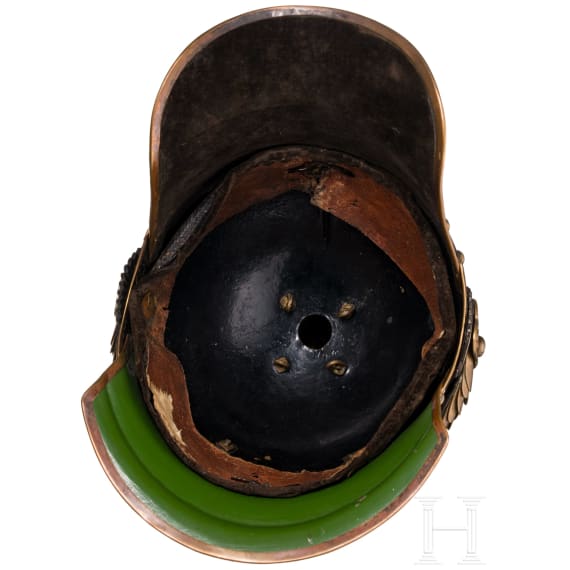 A helmet M 1867 for officers of the Cuirassier Regiment "K&ouml;nigin" (Pomeranian) No. 2