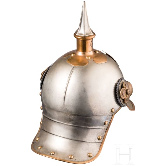 A helmet M 1867 for officers of the Cuirassier Regiment "K&ouml;nigin" (Pomeranian) No. 2