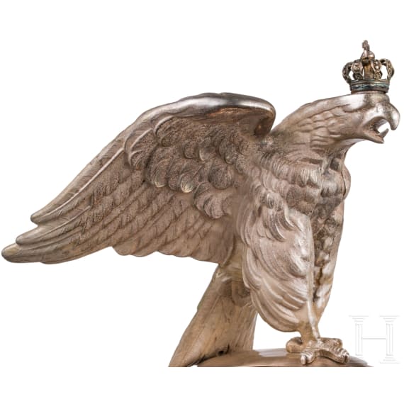 A helmet M 1889 for enlisted men of the Garde du Corps regiment, in the issue of 1897 onwards