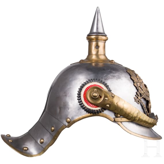 A helmet for troopers of the line cuirassiers, circa 1900