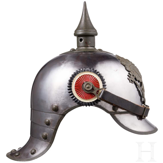 A helmet for cuirassier troopers, wartime version, circa 1915