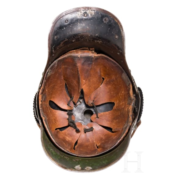 A helmet for cuirassier troopers, wartime version, circa 1915
