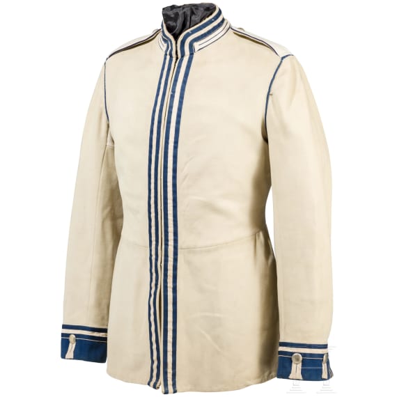A tunic for troopers in the Guard Cuirassier Regiment, dated 1912