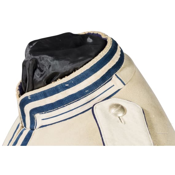 A tunic for troopers in the Guard Cuirassier Regiment, dated 1912
