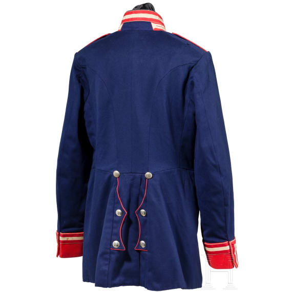 A tunic for enlisted men in the Garde du Corps regiment, circa 1900