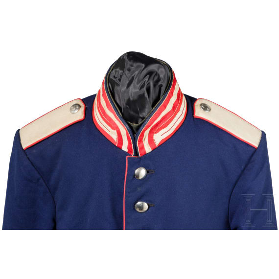 A tunic for enlisted men in the Garde du Corps regiment, circa 1900