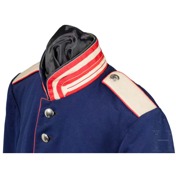A tunic for enlisted men in the Garde du Corps regiment, circa 1900