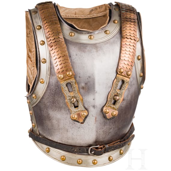 A cuirass for officers of the line cuirassier regiments, circa 1900