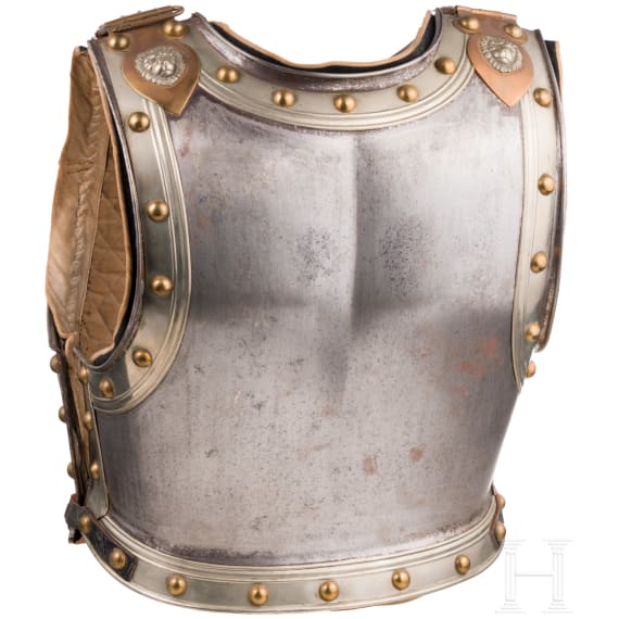 A cuirass for officers of the line cuirassier regiments, circa 1900