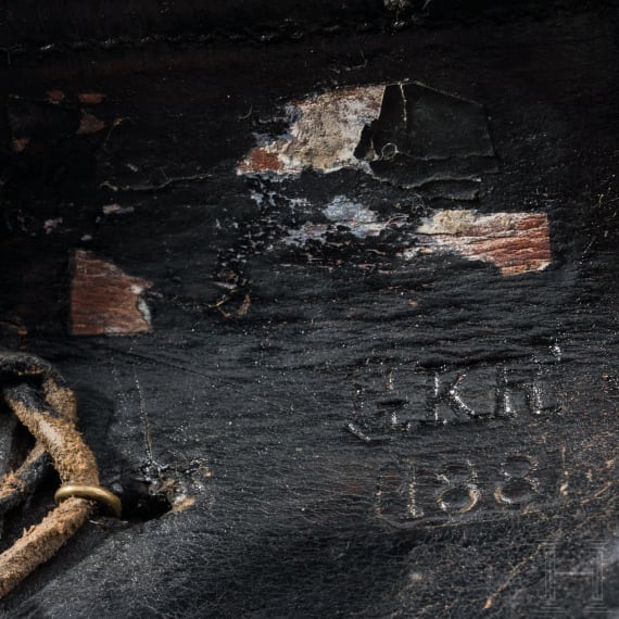 Two cartouche boxes belonging to the guard troopers