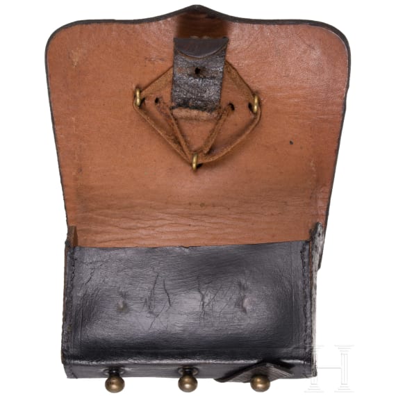 An officer&acute;s cartouche box of the Leib-K&uuml;rassier-Regiment "Gro&szlig;er Kurf&uuml;rst" (Silesian) No. 1