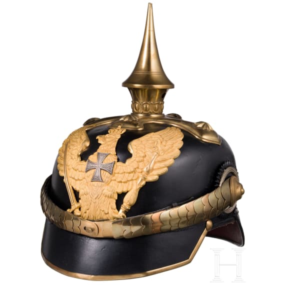A helmet for reserve officers of the dragoon regiments, circa 1910