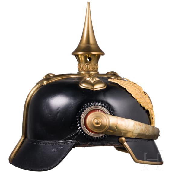 A helmet for reserve officers of the dragoon regiments, circa 1910