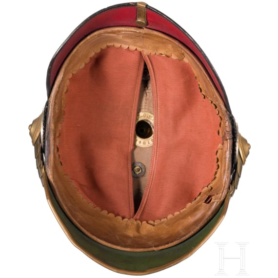 A helmet for reserve officers of the dragoon regiments, circa 1910