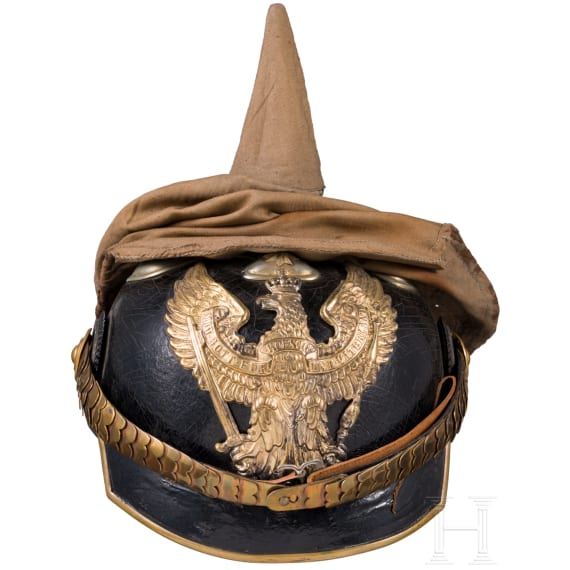 A helmet for officers of the dragoon regiments, circa 1910