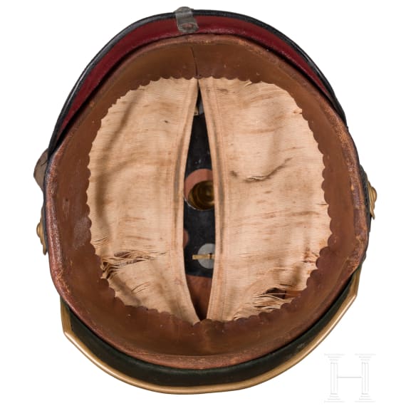 A helmet for officers of the dragoon regiments, circa 1910