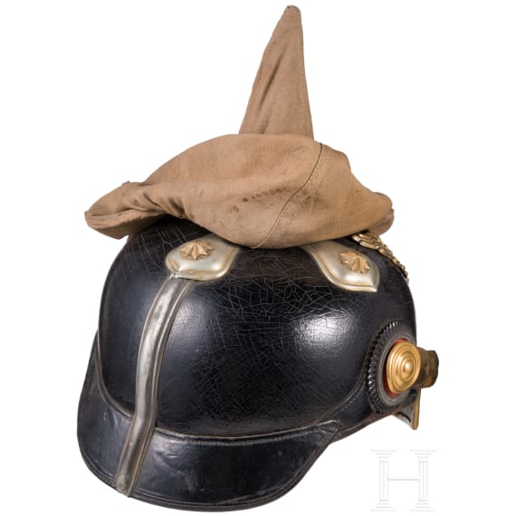 A helmet for officers of the dragoon regiments, circa 1910