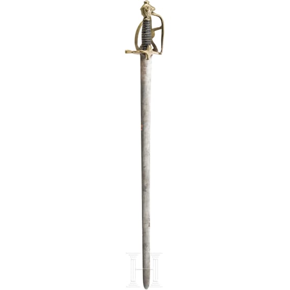 A sword M 1747 for enlisted men of the Prussian Dragoons