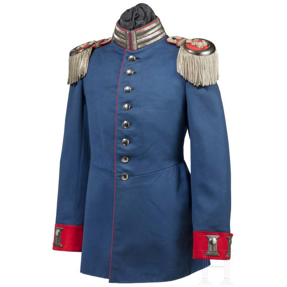 Waffenrock f&uuml;r hohe Offiziere im Garde-Dragoner-Regiment "Kaiserin Alexandra von Russland" Nr. 2, um 1900