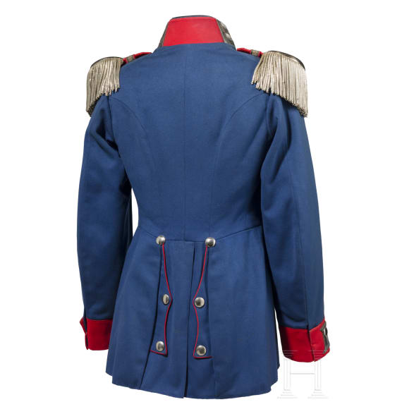 Waffenrock f&uuml;r hohe Offiziere im Garde-Dragoner-Regiment "Kaiserin Alexandra von Russland" Nr. 2, um 1900