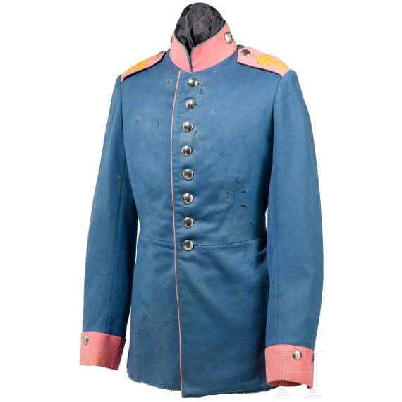 Waffenrock f&uuml;r Gefreite im Grenadier-zu-Pferd-Regiment Freiherr von Derfflinger (Neum&auml;rkisches) Nr. 3, um 1900