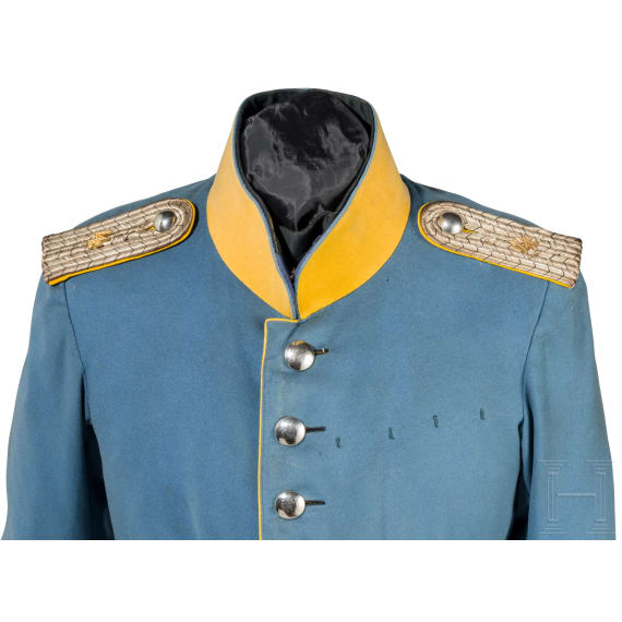 Waffenrock f&uuml;r einen Leutnant im Dragoner-Regiment von Bredow (1. Schlesisches) Nr. 4, um 1900