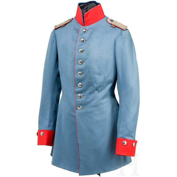 Waffenrock f&uuml;r Offiziere im Dragoner-Regiment Nr. 5, um 1900