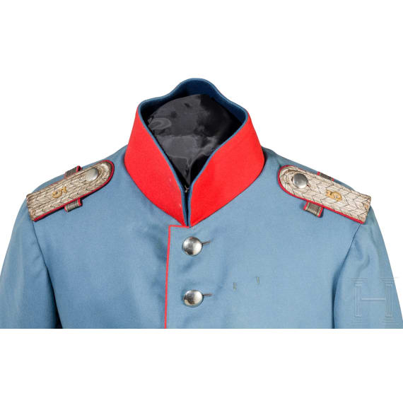 Waffenrock f&uuml;r Offiziere im Dragoner-Regiment Nr. 5, um 1900