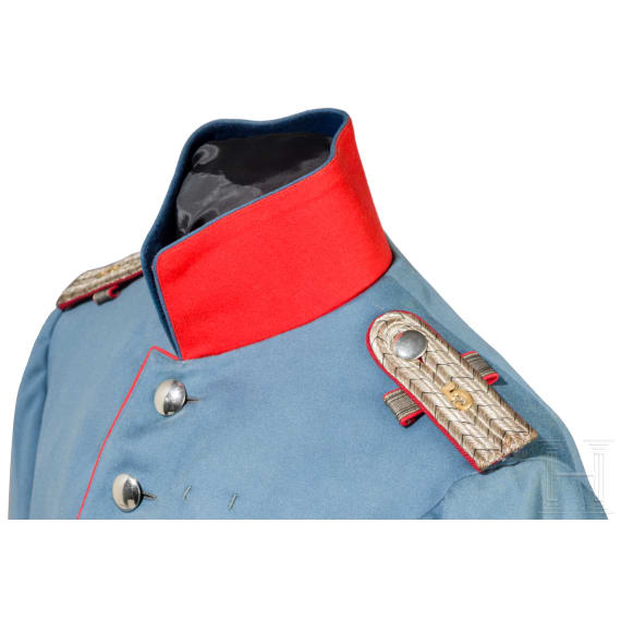 Waffenrock f&uuml;r Offiziere im Dragoner-Regiment Nr. 5, um 1900